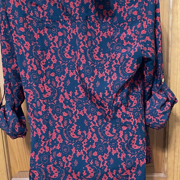 NWT Michael Kors lace print top - Picture 5 of 5